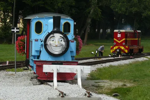 Krośnicka Kolej Wąskotorowa (Schmalspurbahn Krośnice) — Foto 7